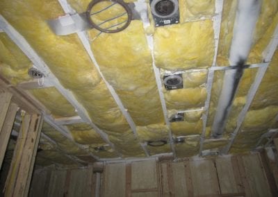 Old Town East - Insulation in Ceiling Between Floors to Minimize Sound Between Floors