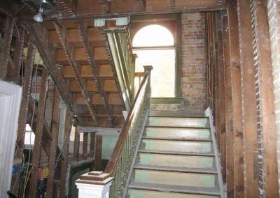 Old Town East - Original Stairway and Railing to be Refinished