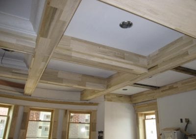 Old Town East - Spectacular Beams in Dining Room Ceiling