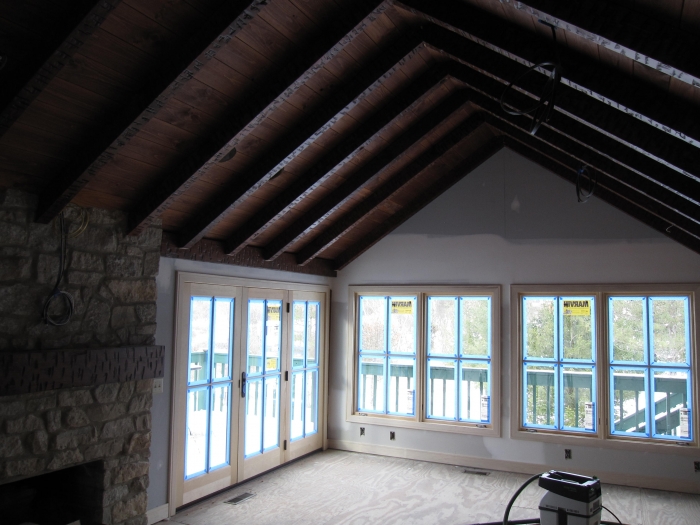 Powell - Family Room with New Wood Windows and Doors