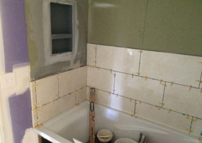 Gahanna - Hall Bath Tile and Tub Installation