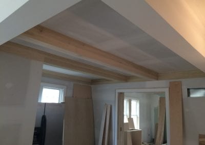 Westerville - Ceiling Beams Installation