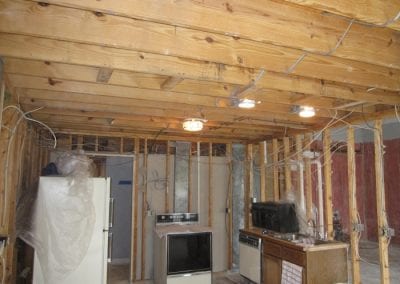 Powell - Framing Kitchen and Installing Lighting