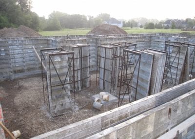 Canal Winchester - Forming Poured Wall Panels