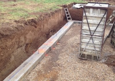 Canal Winchester - Installing Footings