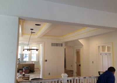 Westerville - Beginning Interior Wall Painting