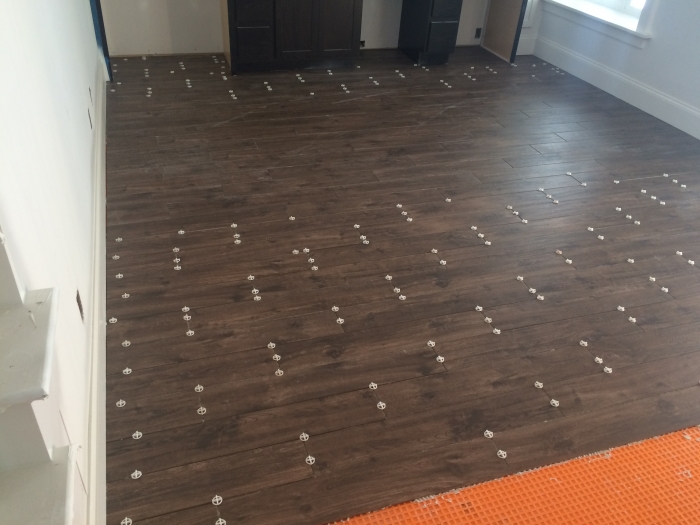 Westerville - Basement Tile Installation