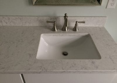 Westerville - Quartz countertop with Under-mount Sink