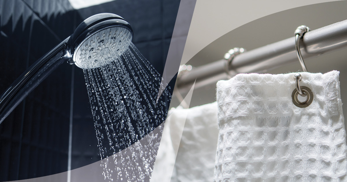 Face-Off Showerheads vs. Shower Curtains