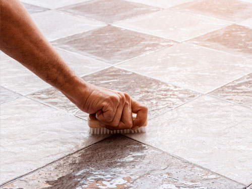 How to Clean Floor Tile Grout
